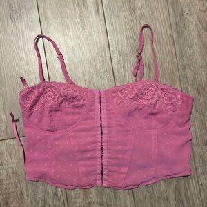 Pink Corset Top